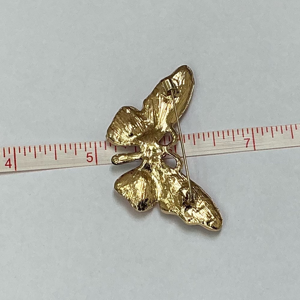 Pink Butterfly Brooch - Picture 4 of 5